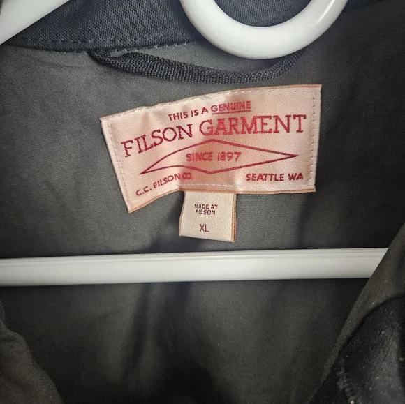 Filson Tin cloth Short Lined Cruiser USA Made (waxed) - Picture 2 of 3